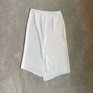 Vince Asymmetrical Cream Skirt